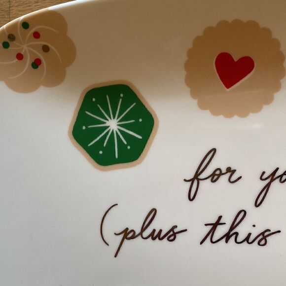NWT Kate Spade Lenox Cookie Time Giving Plate Christmas Tray - Picture 6 of 9